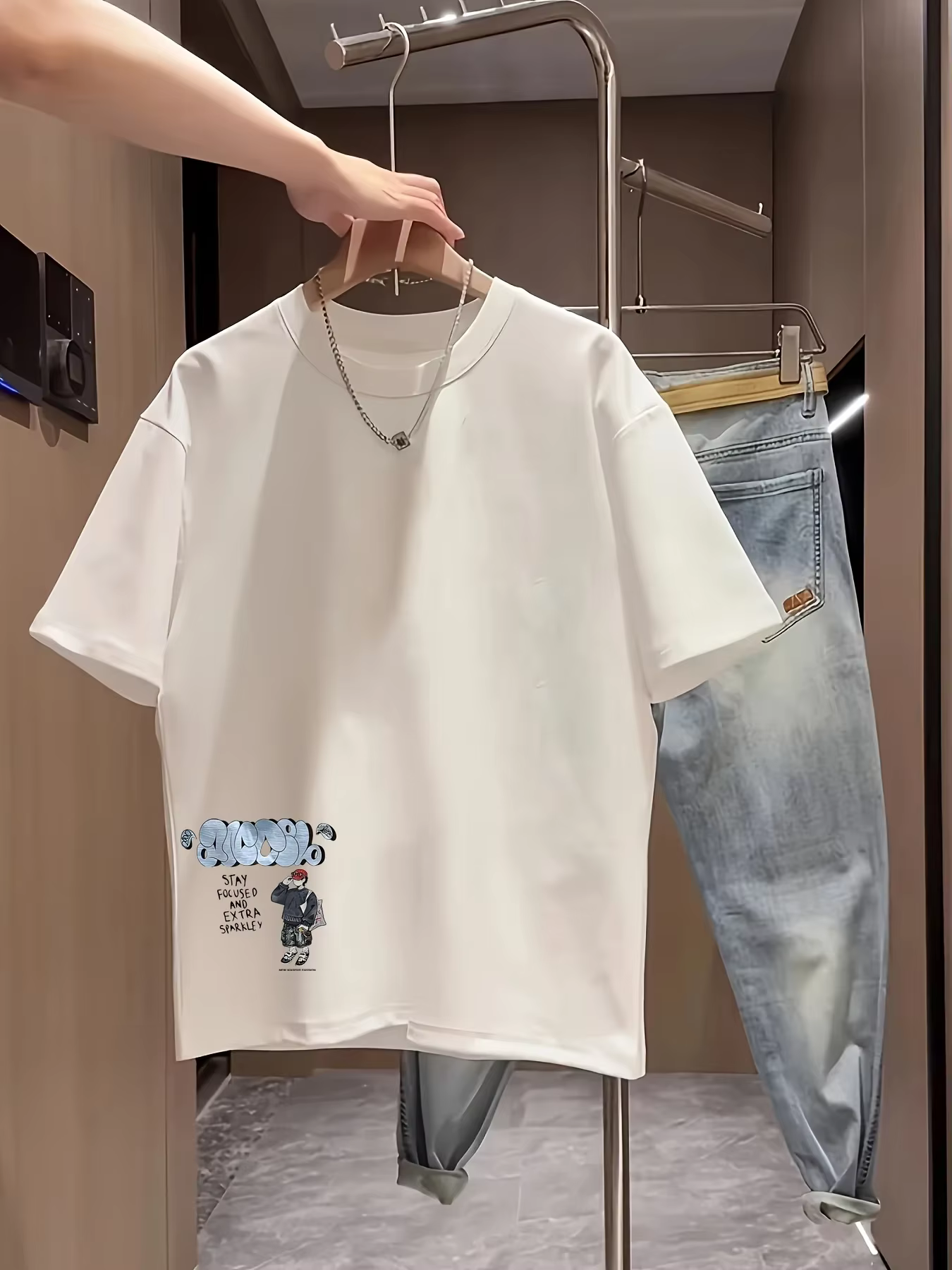 T-shirt oversize pour homme