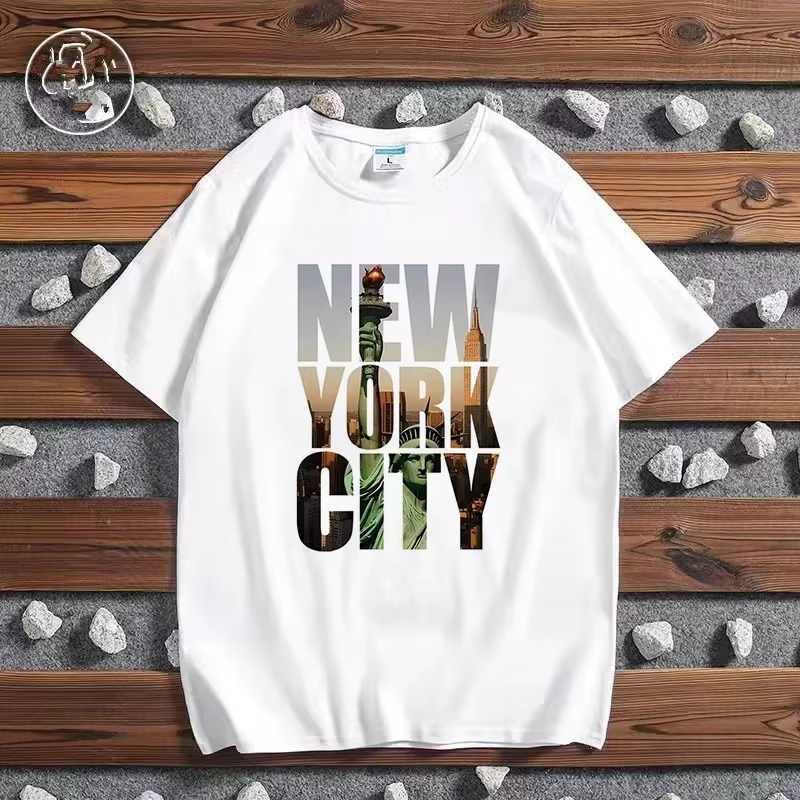 Mode ville imprimé T-shirt Paris Londres New York Tokyo graphique t-shirts hommes et femmes Kawaii décontracté Harajuku