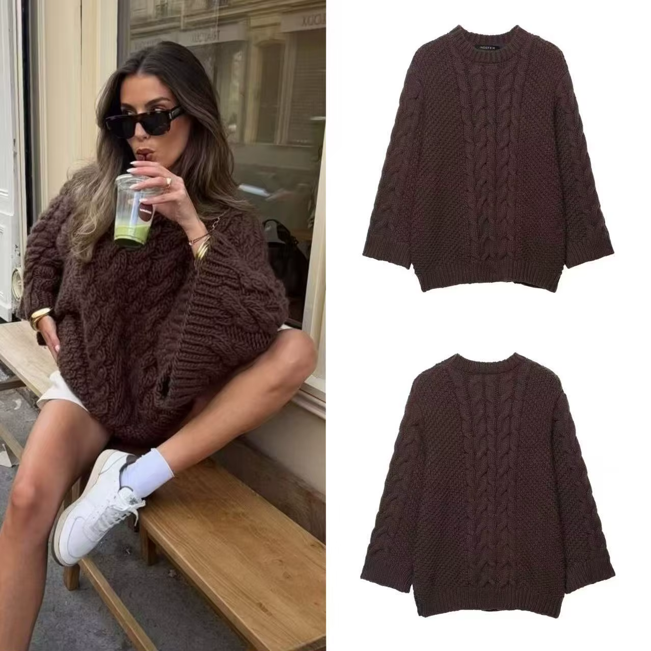 Pull tricoté élégant pour femmes