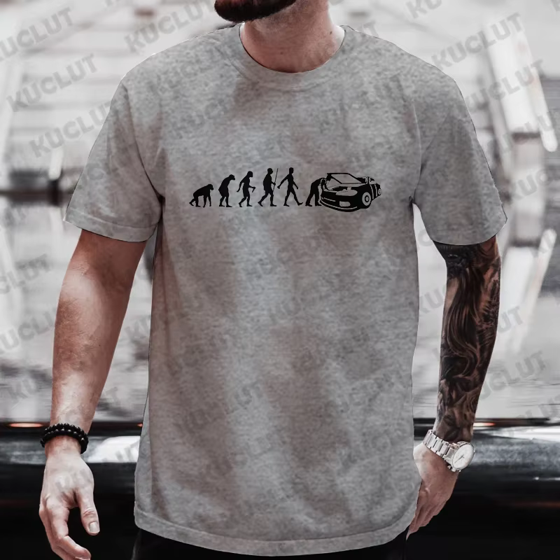 T-shirt de rue pour hommes mécanicien de voiture pour papa