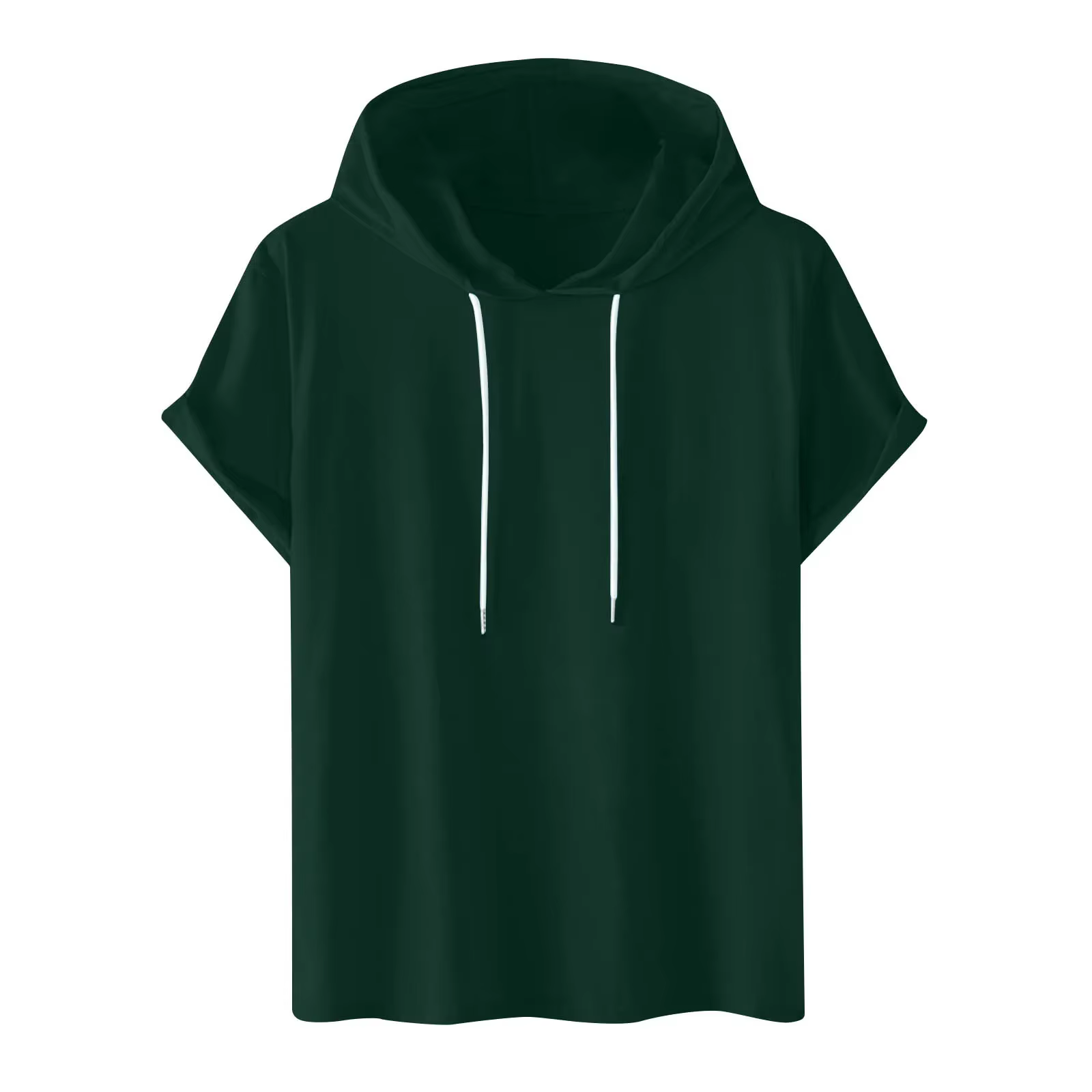 T-shirt à capuche d'été à manches courtes pour homme