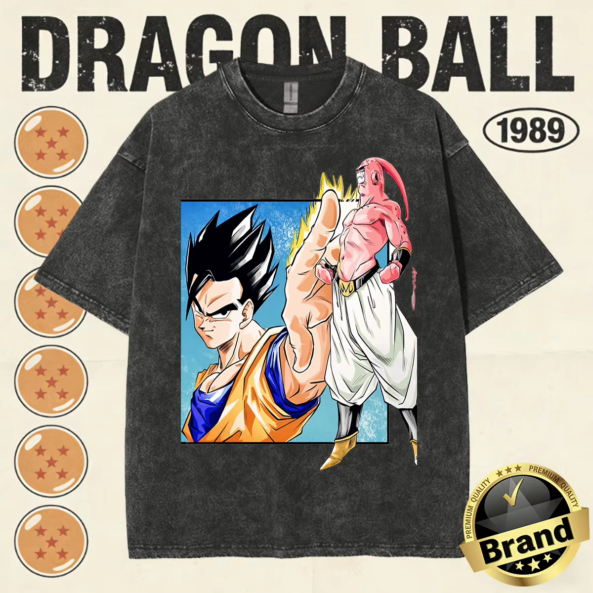 T-shirt vintage DBZ pour homme