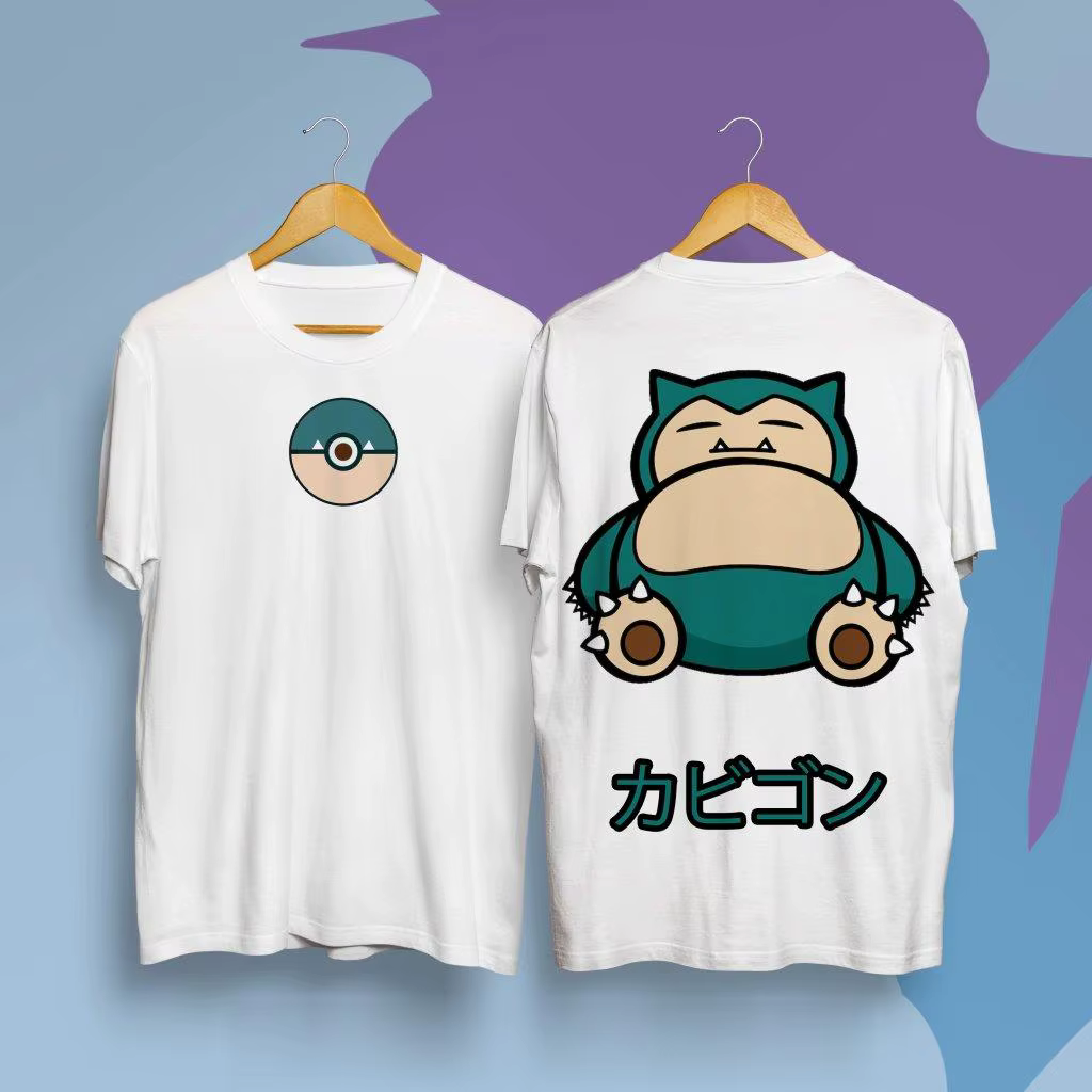 T-shirt Unisexe Pokémon Snorlax pour Hommes et Femmes