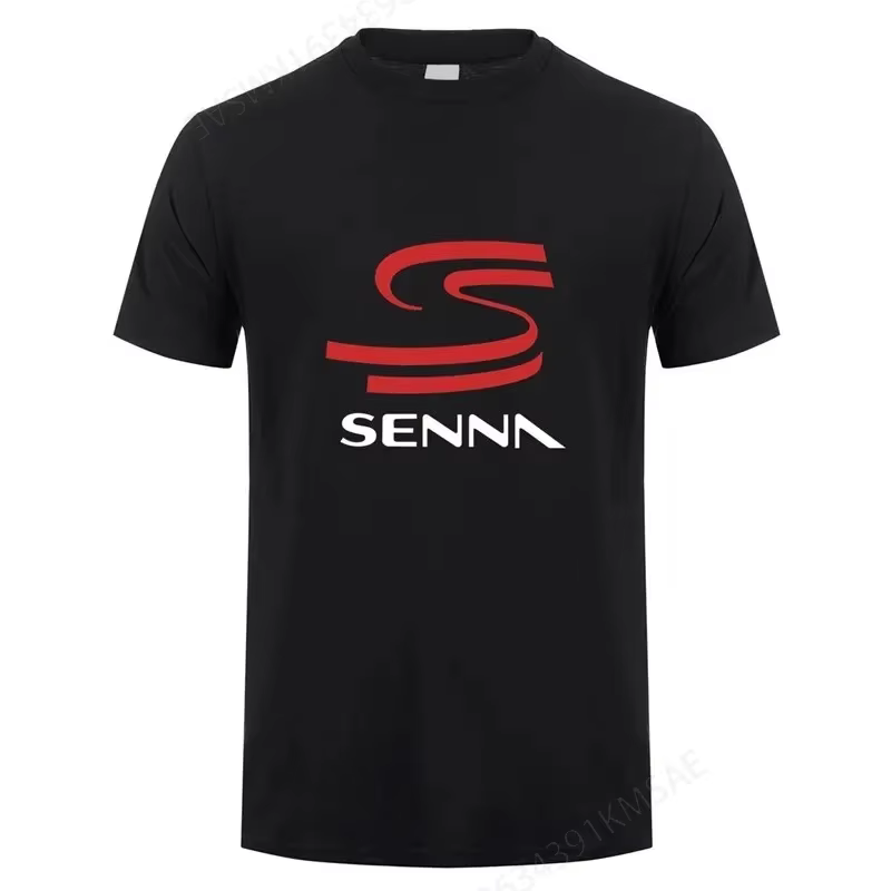 Nouveau héros Ayrton Senna t-shirt hommes à manches courtes coton T-shirts drôle Cool homme