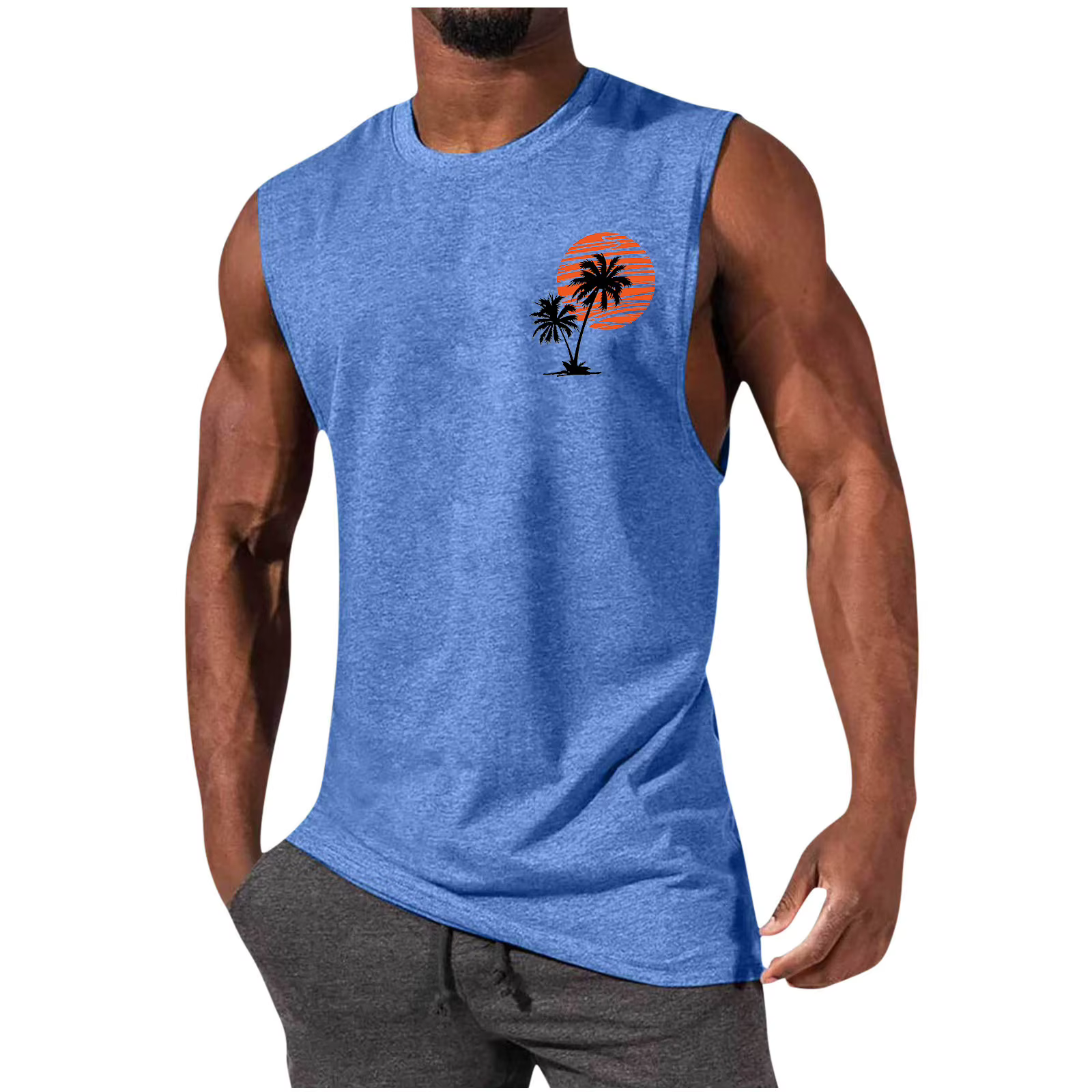 Chemise de plage hawaïenne pour hommes