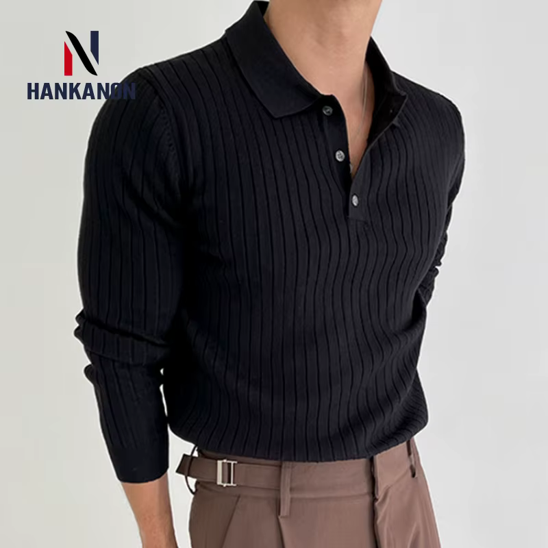 Polo rayé pour les affaires et les occasions occasionnelles
