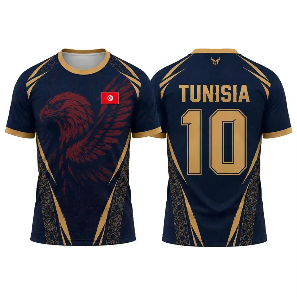 Maillot imprimé drapeau tunisien