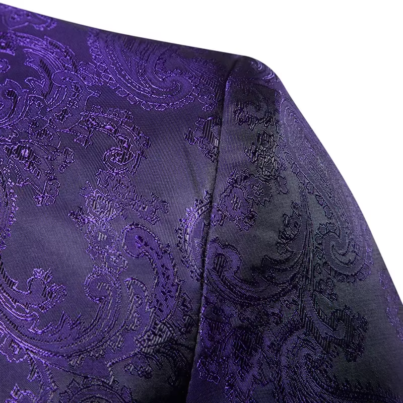 Veste de costume violette pour hommes