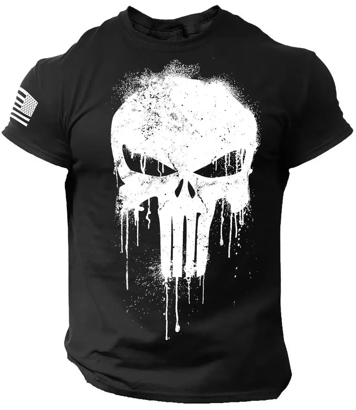 T-shirt pour homme, imprimé 3D patriotique