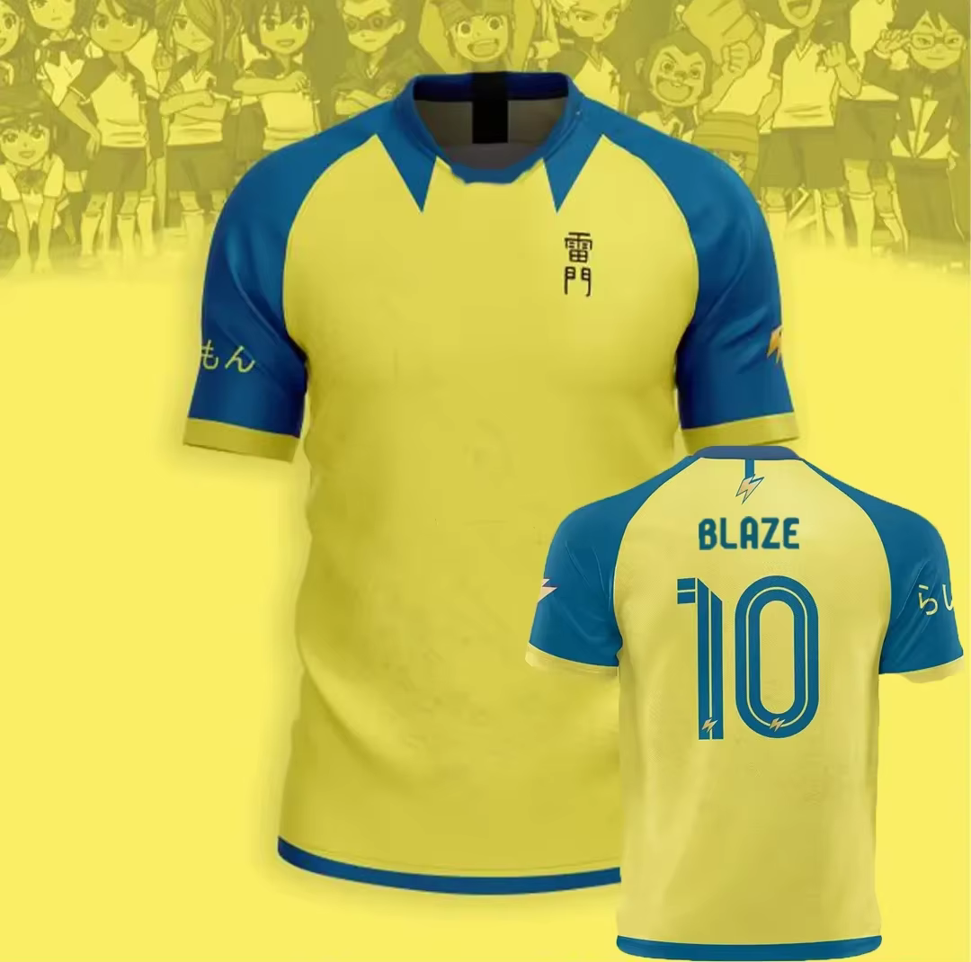 Japon Anime maillot de football Inazuma onze Kaio T-shirt haut Vintage hommes femmes vêtements Harajuku hauts sport