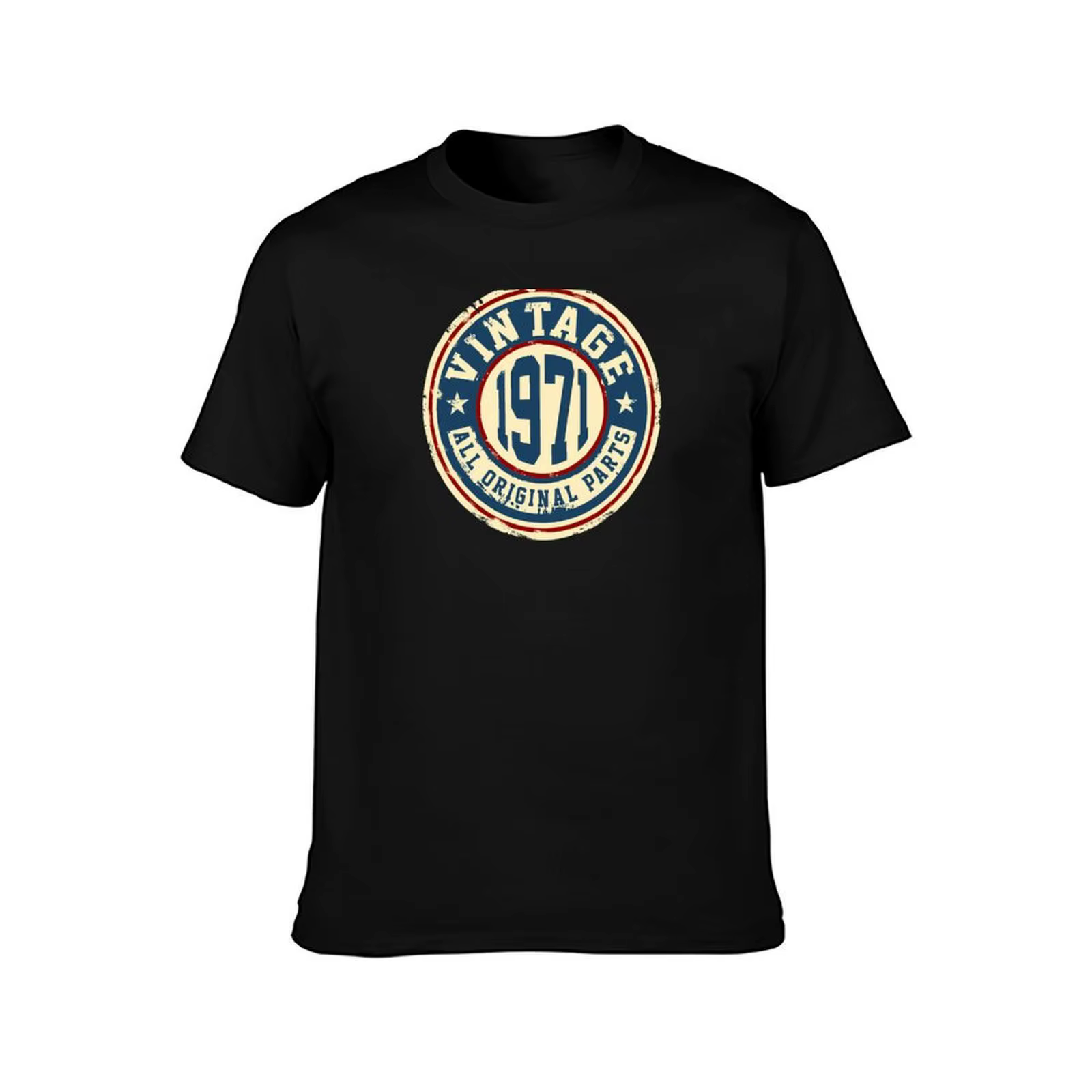 T-shirt vintage 1971 avec toutes les pièces d'origine