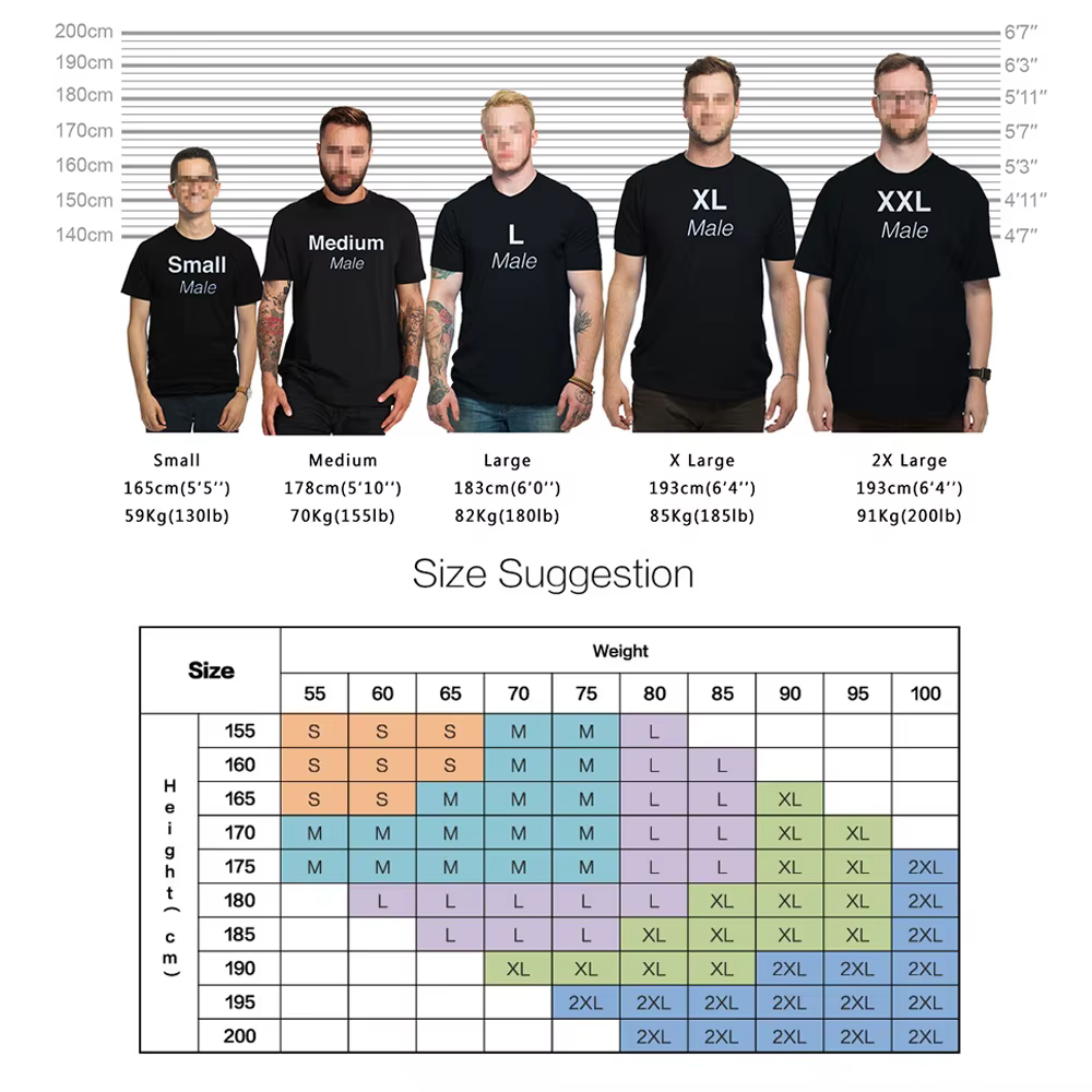 T-shirt personnalisé pour hommes
