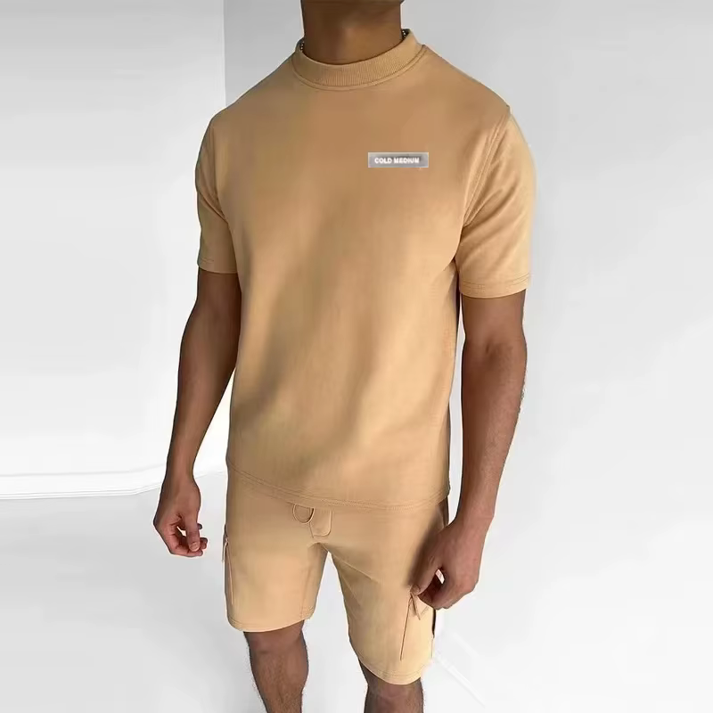 T-shirt à Manches Courtes et Short de Poche pour Homme