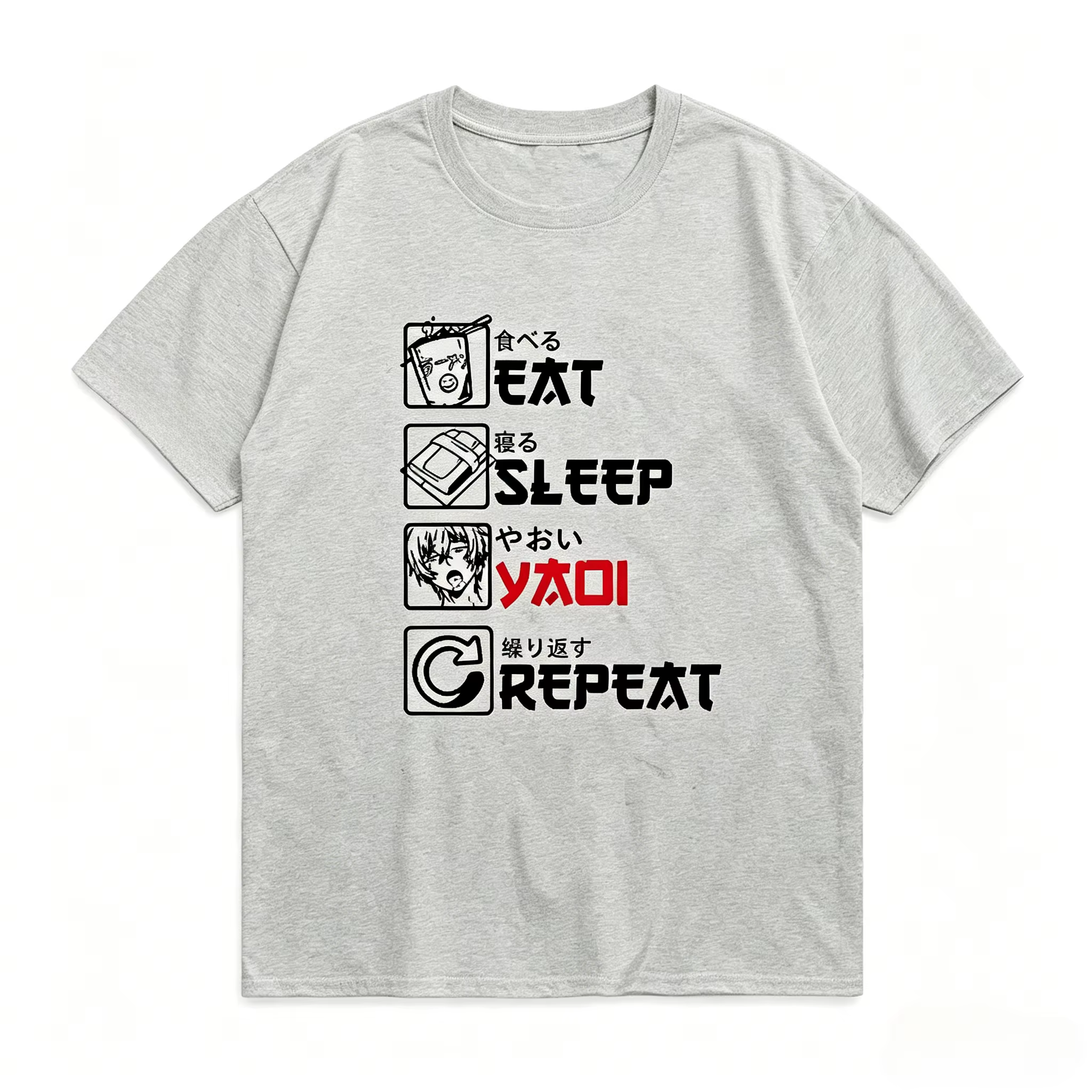 Given Yaoi BL Vintage Harajuku Kawaii Couple T-Shirt en coton pour hommes et femmes