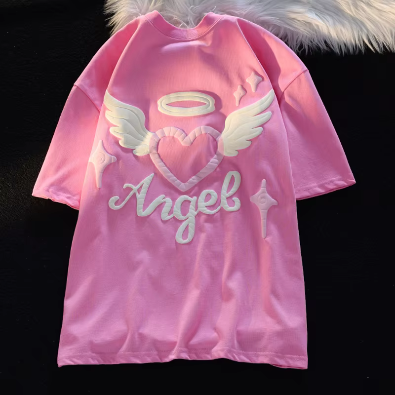 T-shirt à manches courtes en coton pour femme