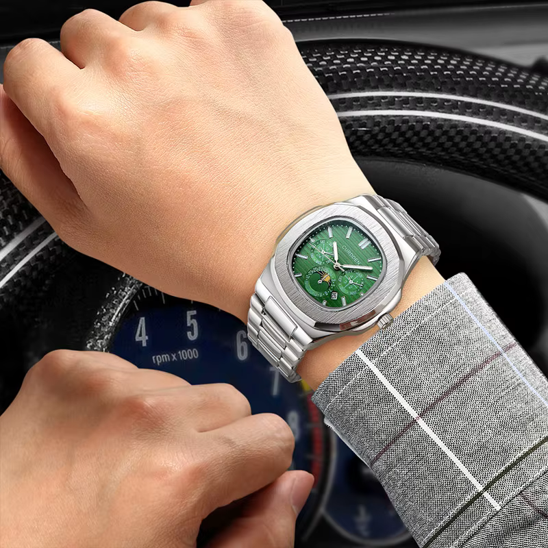 Montre Homme CURDDEN, Montre-bracelet à Quartz pour Homme