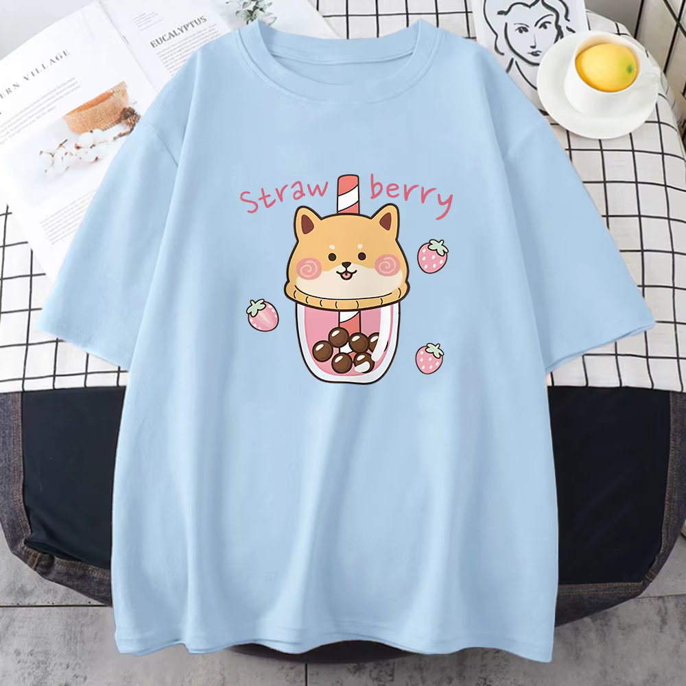 T-shirt imprimé dessin animé Harvey Milk pour filles