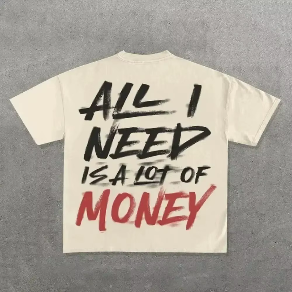 Ins Streetwear Y2k t-shirt hommes Harajuku Hip Hop imprimé graphique décontracté coton col rond