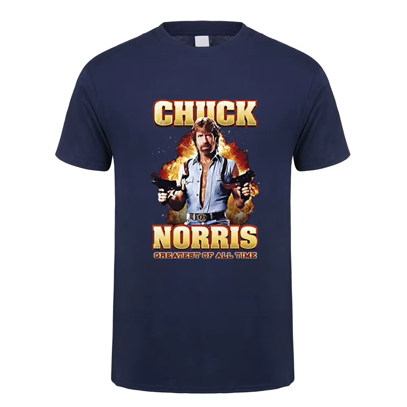 T-Shirt Chuck Norris en coton unisexe