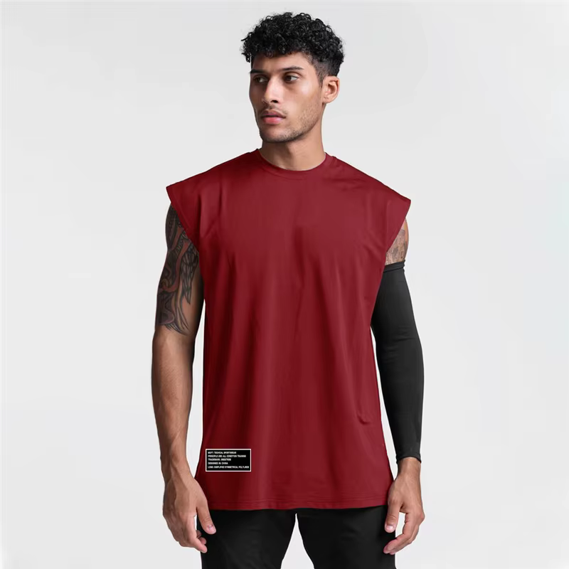 Gilets de musculation en maille respirante à séchage rapide pour hommes