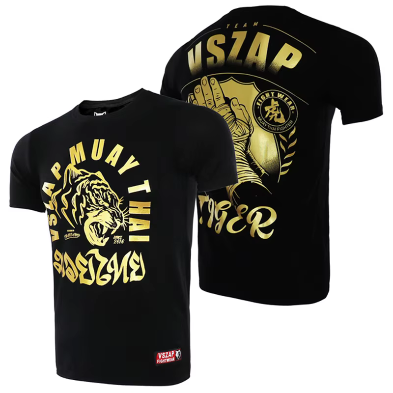 Muay Thai sport hommes T-Shirt drôle impression 3D à manches courtes