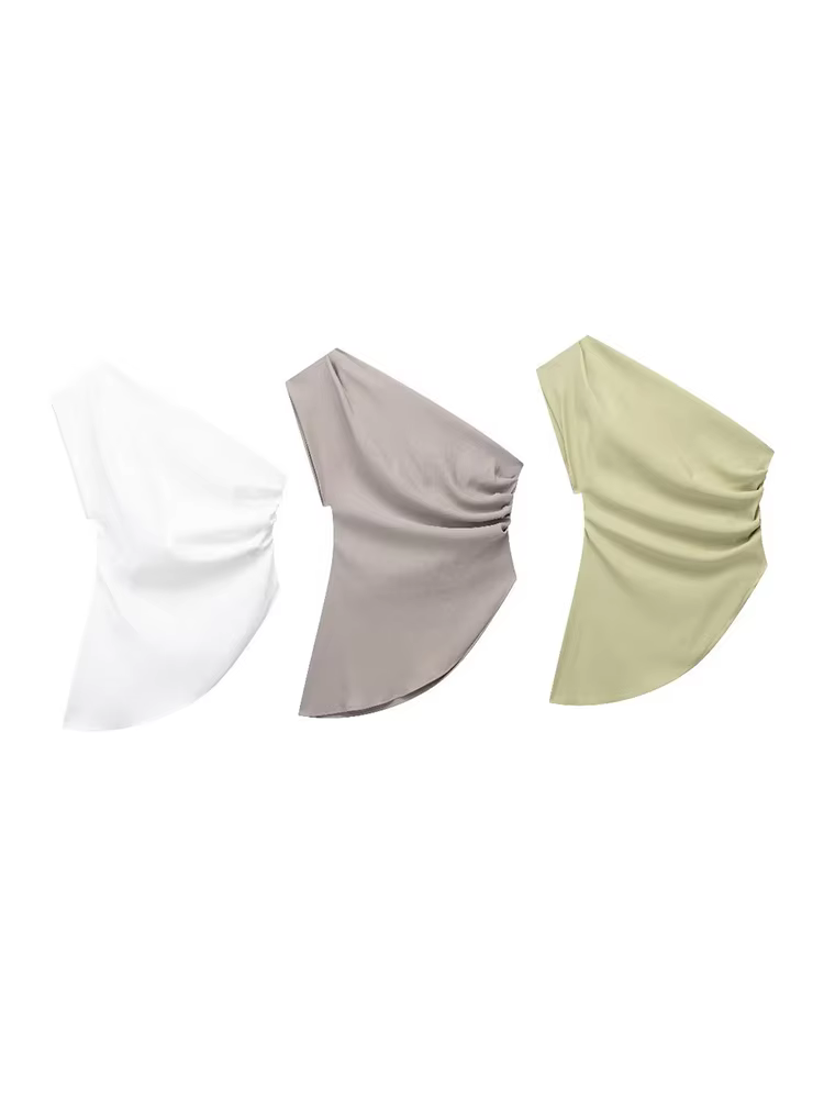 T-shirt asymétrique pour femmes