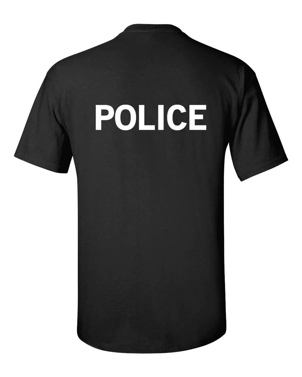 POLICE hommes t-shirt lettre imprimer col rond à manches courtes survêtement hauts été pull décontracté coton marque de mode vêtements de sport