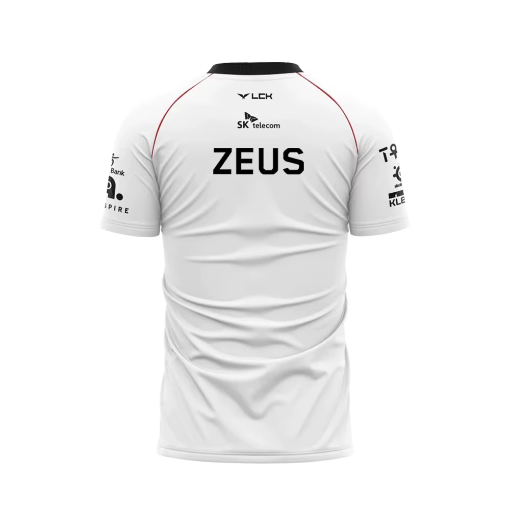 Uniforme de l'équipe du Club de sport électronique T1