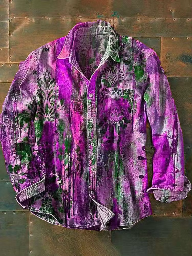 Chemise à manches longues pour hommes