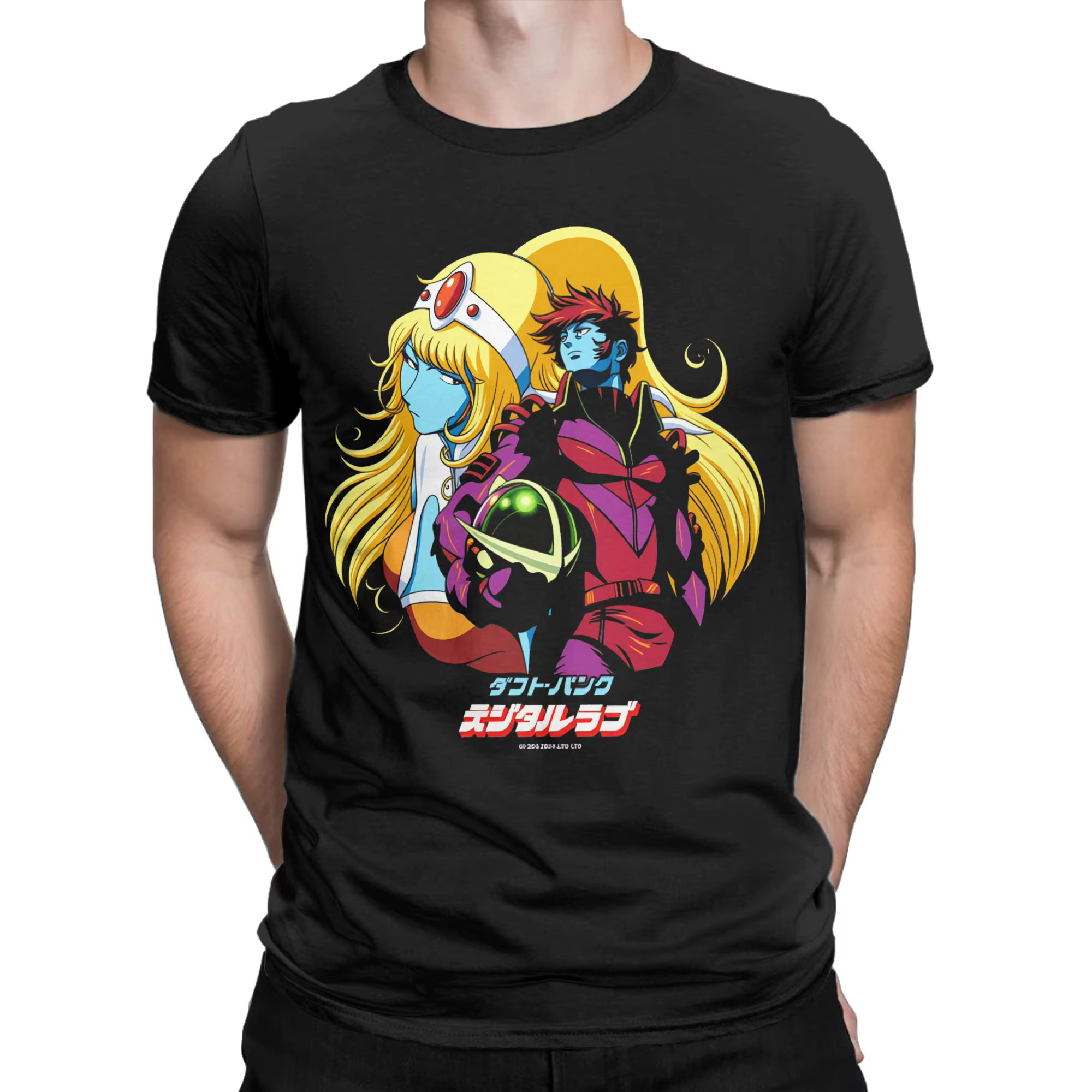 DAFT PUNK et Leiji Matsumoto T-Shirt d'été cool pour hommes