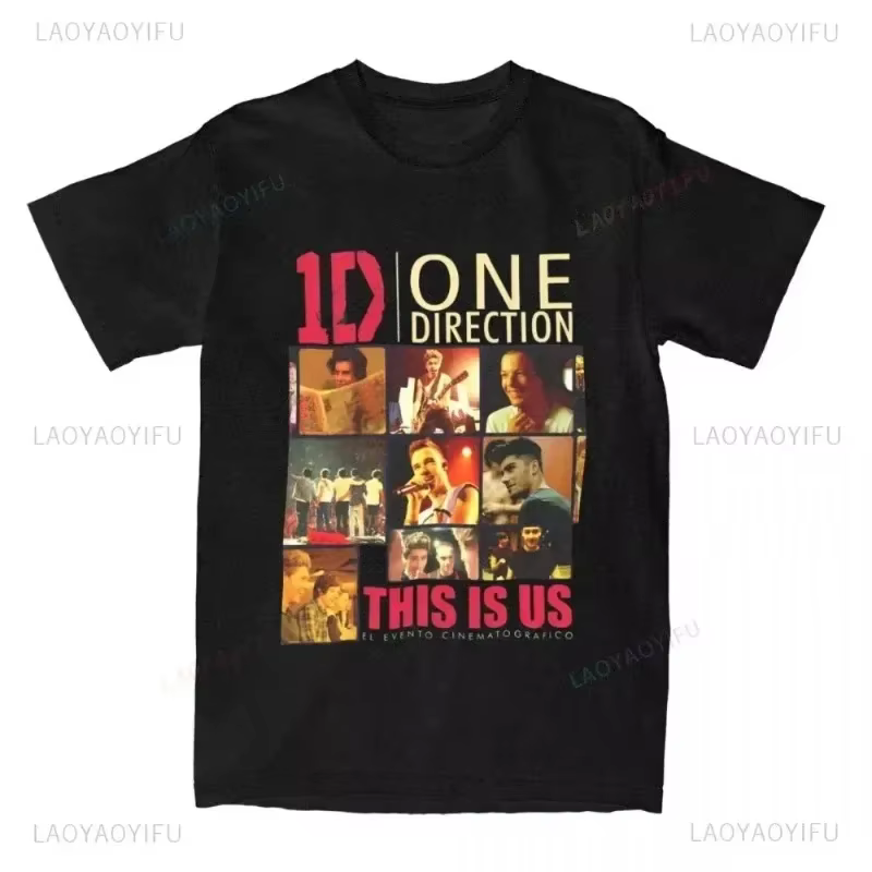 One Directions femmes imprimer T-Shirts rappeur à manches courtes t-shirt Hip Hop Vintage chanteur hauts été coton