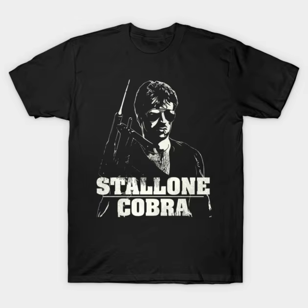 Nouveau style été 2026 : T-shirt imprimé col rond unisexe Sylvester Stallone