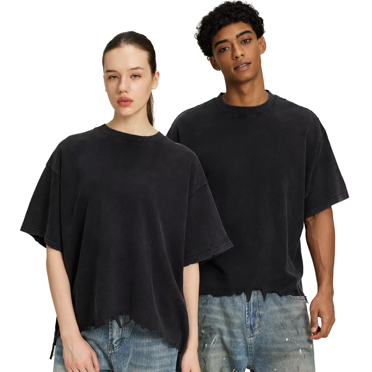 T-shirt vintage en coton de haute qualité pour homme