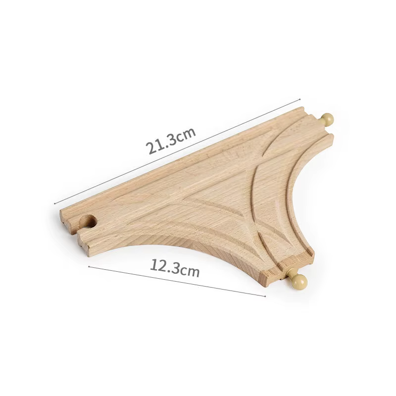 Accessoires de voie ferrée en bois de hêtre pour enfants, jouet d'assemblage, trafic de train Thomas, voiture, chemin de fer, cadeau BLOToy
