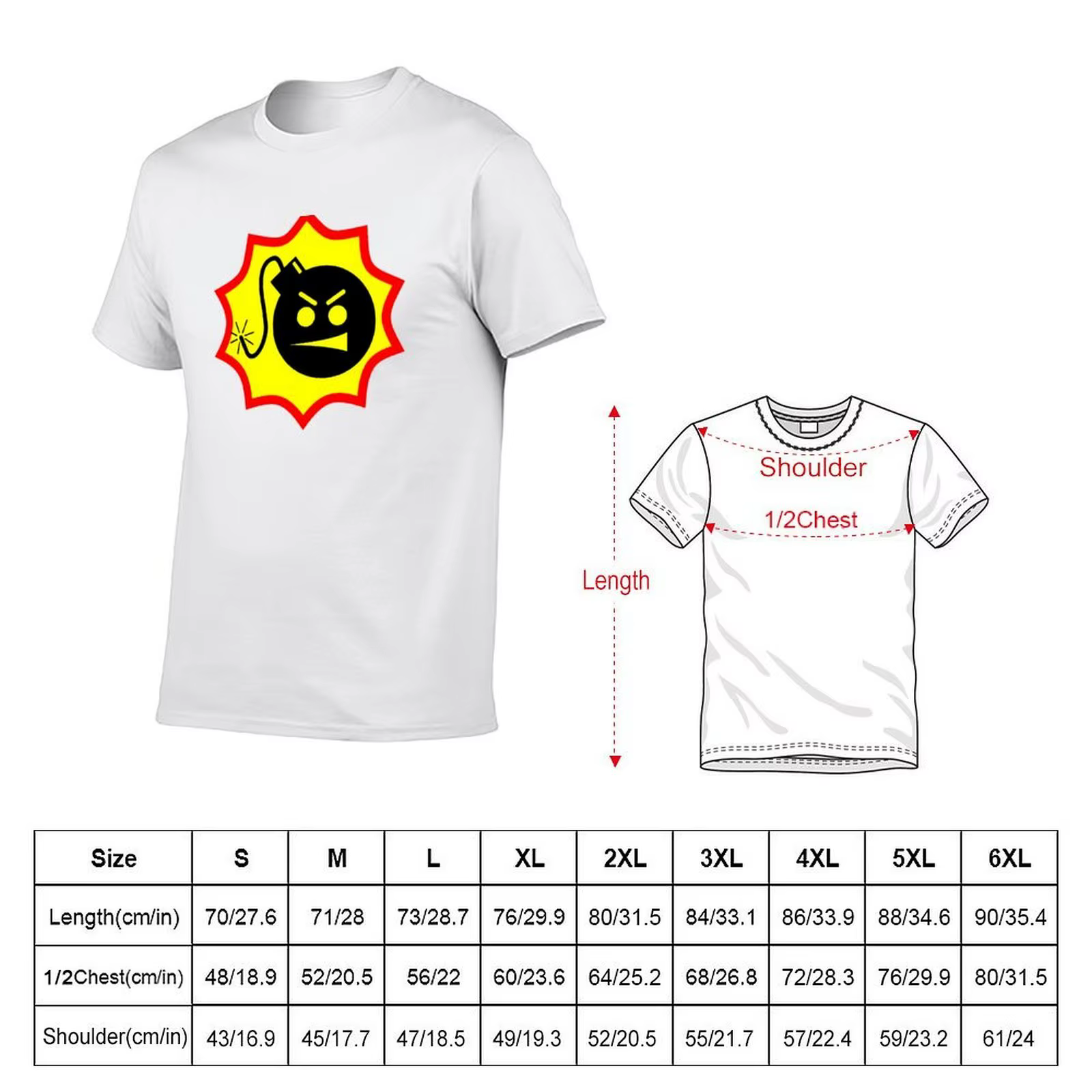 Sérieux Sam logo T-Shirt t-shirts pour homme coton doux