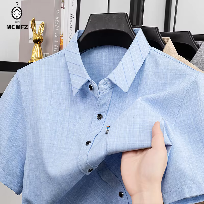 Chemise d'été à manches courtes pour hommes