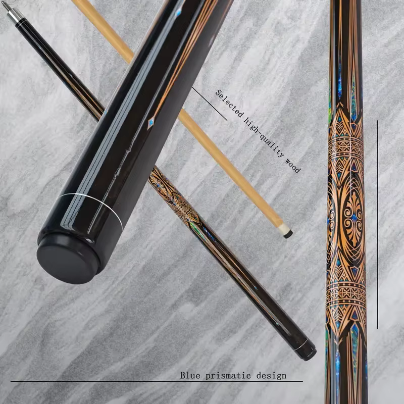 Queue de billard professionnelle à pointe de 13 mm fabriquée avec un bâton