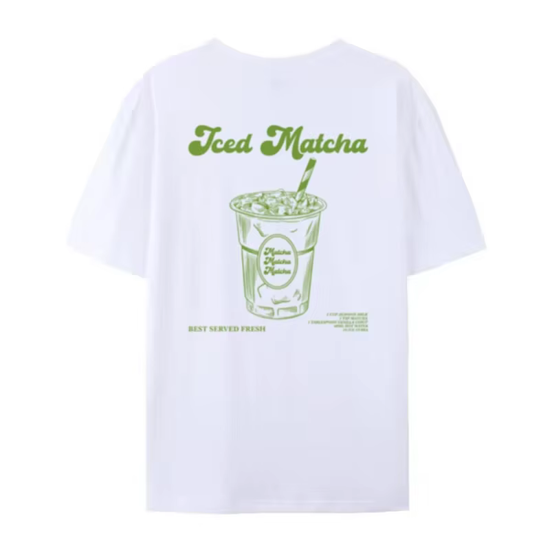 Rétro esthétique glacé Matcha T-Shirts mignon