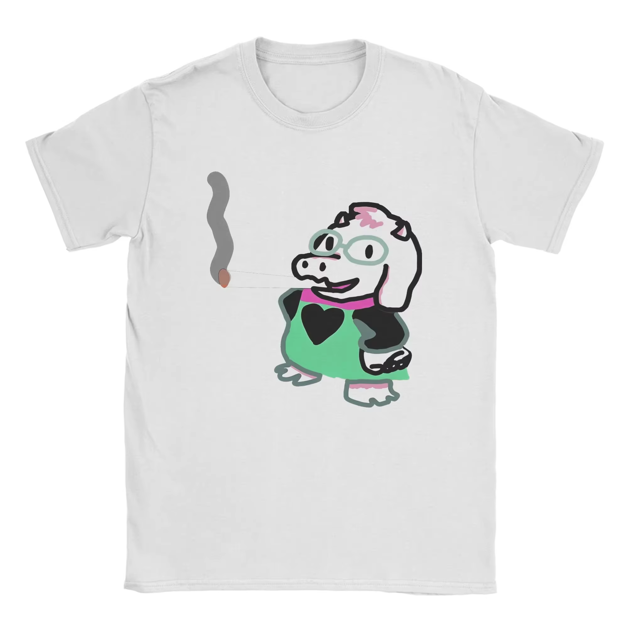 T-shirt de jeu Deltarune Beach Ralsei Blunt pour hommes et femmes
