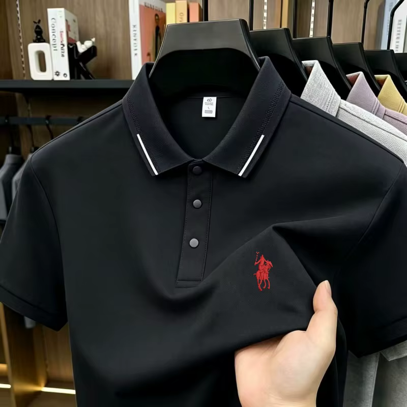 Polo brodé Paul pour homme