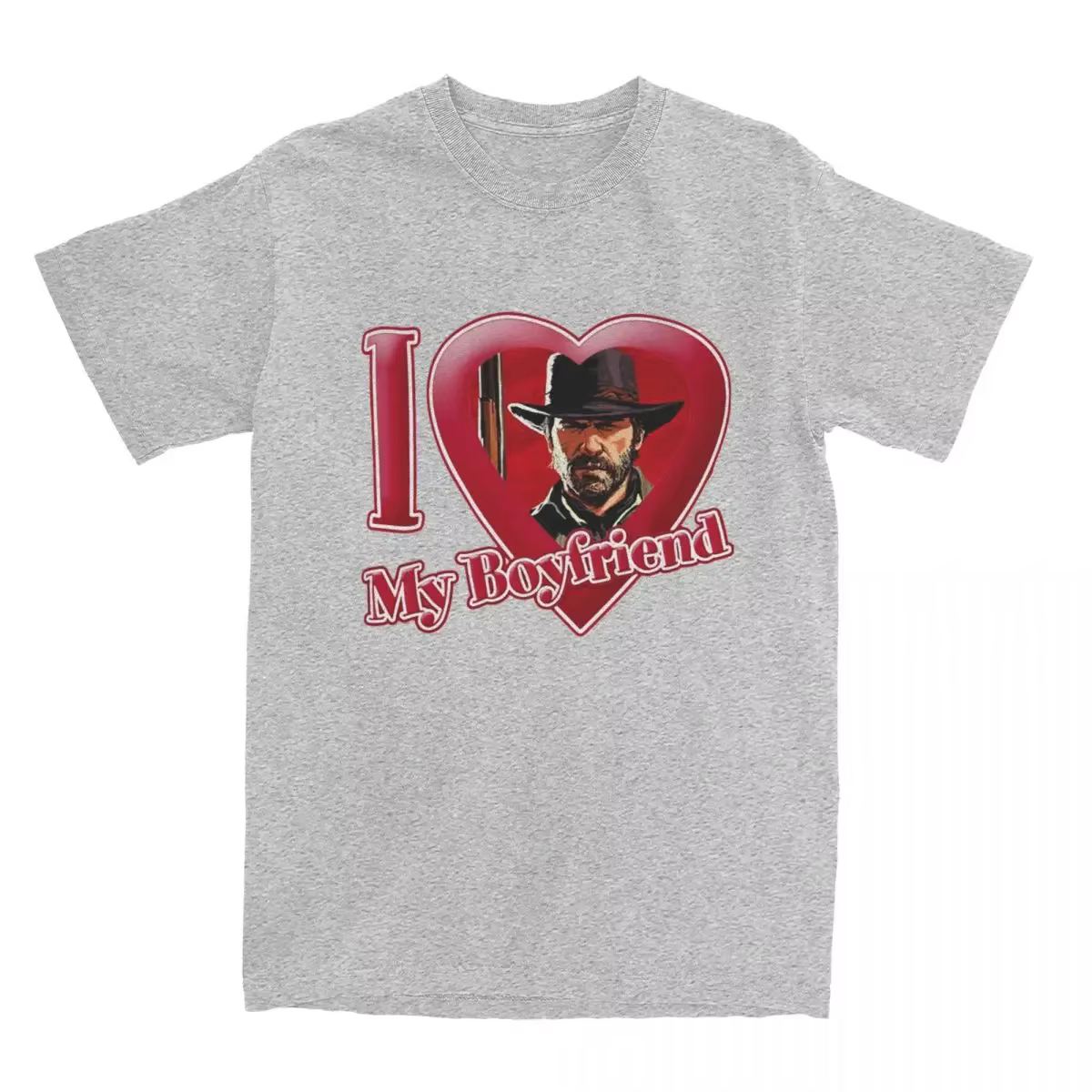 T-Shirt à Col Rond en Coton pour Homme