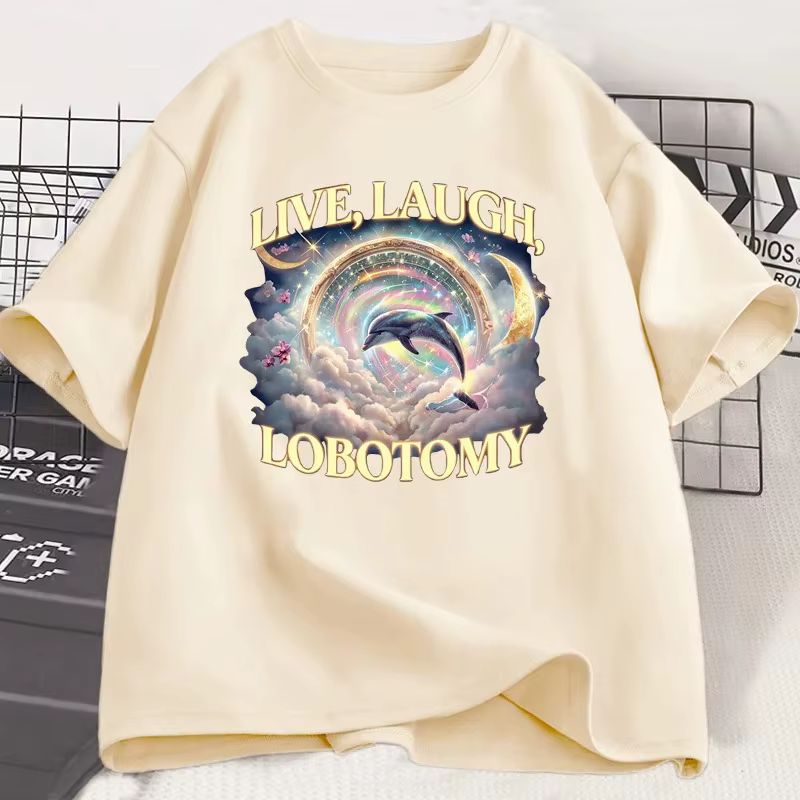 T-shirt Live Laugh Lobotomy pour femmes
