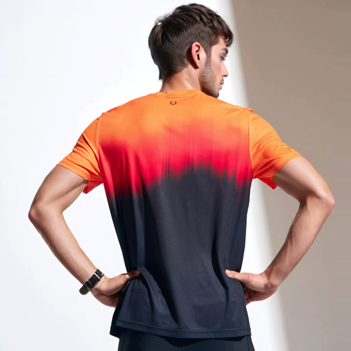 BMAI T-shirt respirant à séchage rapide pour hommes