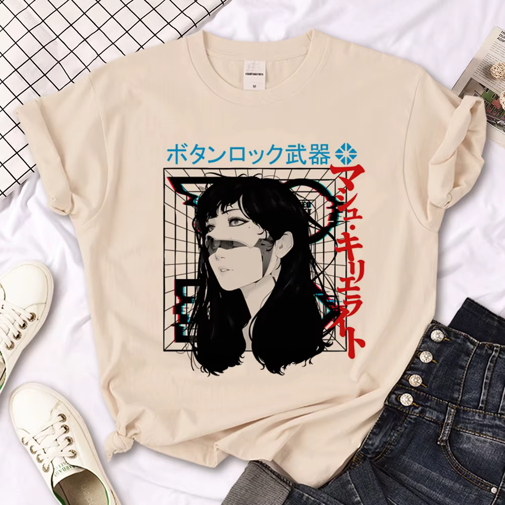 Techno t-shirt femmes designer bande dessinée graphique