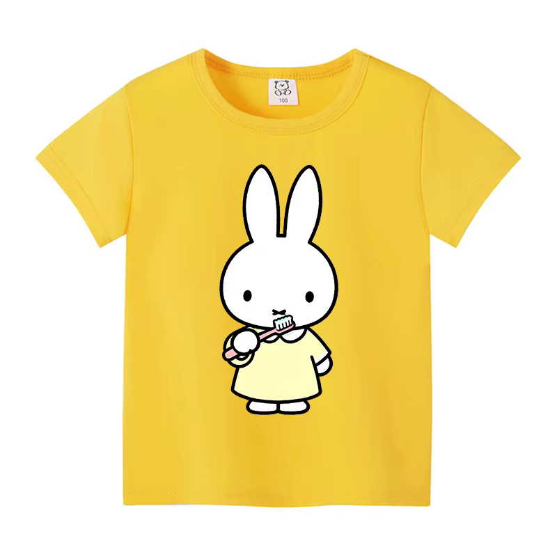 Miffy – T-shirt à col rond pour enfants