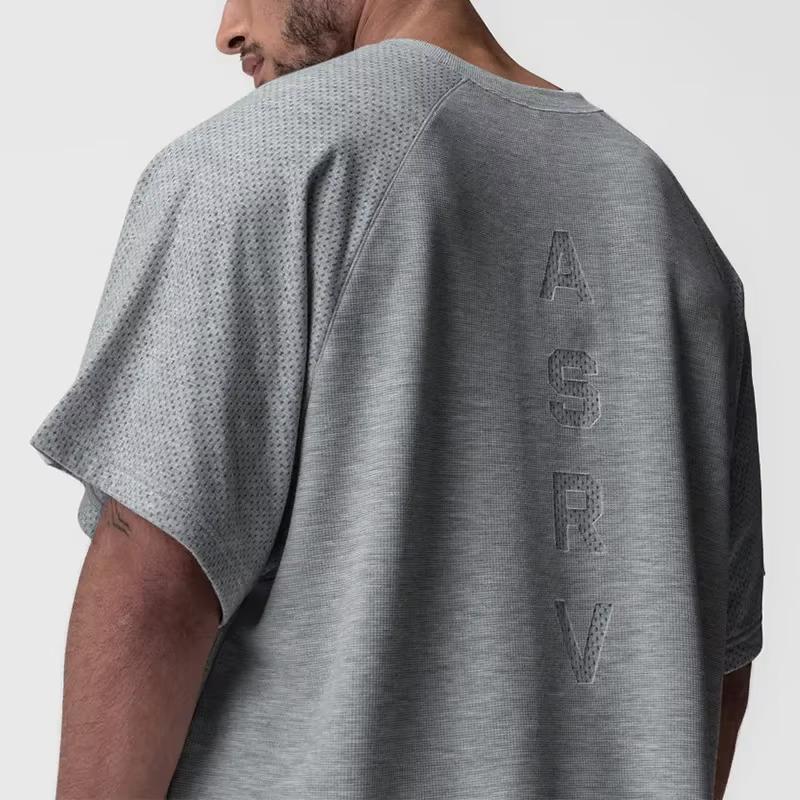 T-Shirt surdimensionné en maille pour hommes