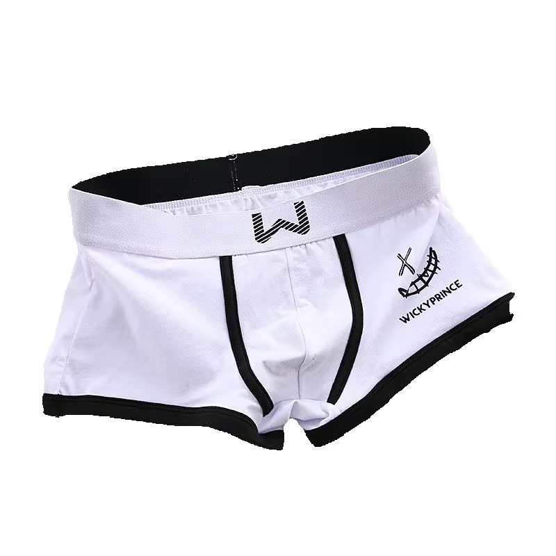 Hommes Boxer Shorts mode poche renflement caleçon mâle lettre imprimé Calzoncillo Hombre respirant sport coton Boxer Homme
