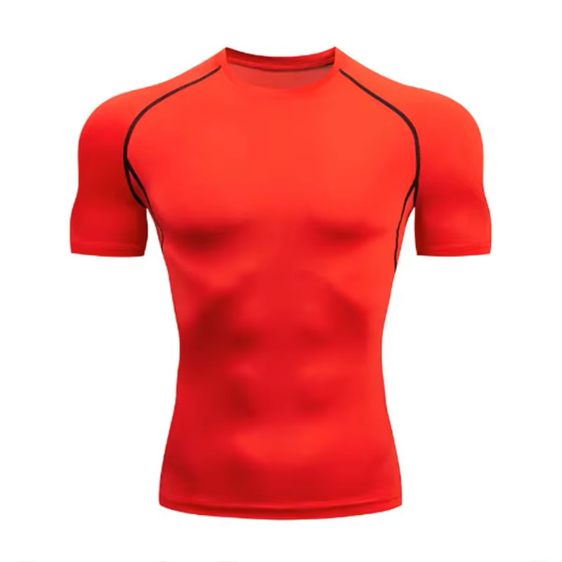 T-shirt de compression sportif pour homme 2026