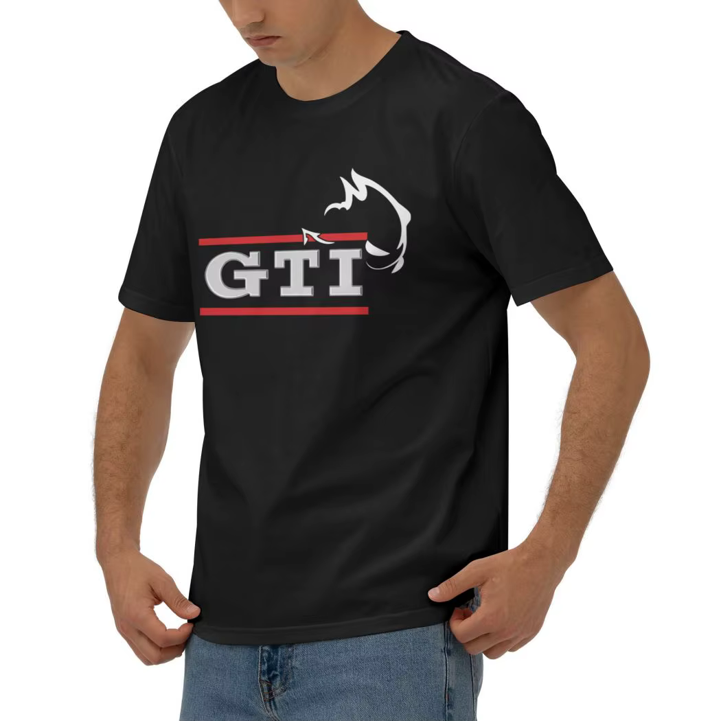 T-Shirt style décontracté Golf Gti hommes t-shirts mode manches courtes col rond