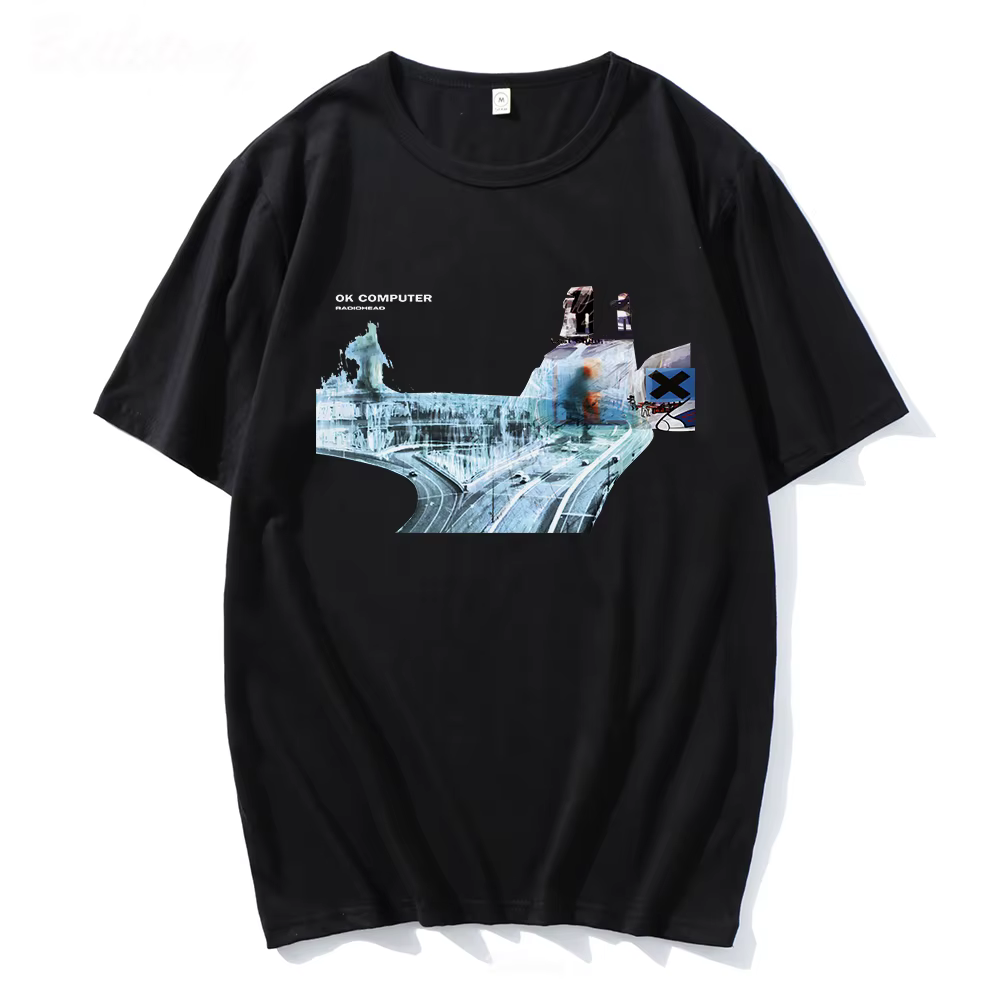 Radiohead-T-shirt Hip Hop pour hommes et femmes